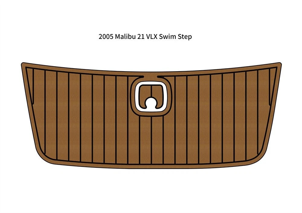 Swim Platform Step Pads for Malibu 21 VLX (2005) - EVA Foam Teak Deck Mat