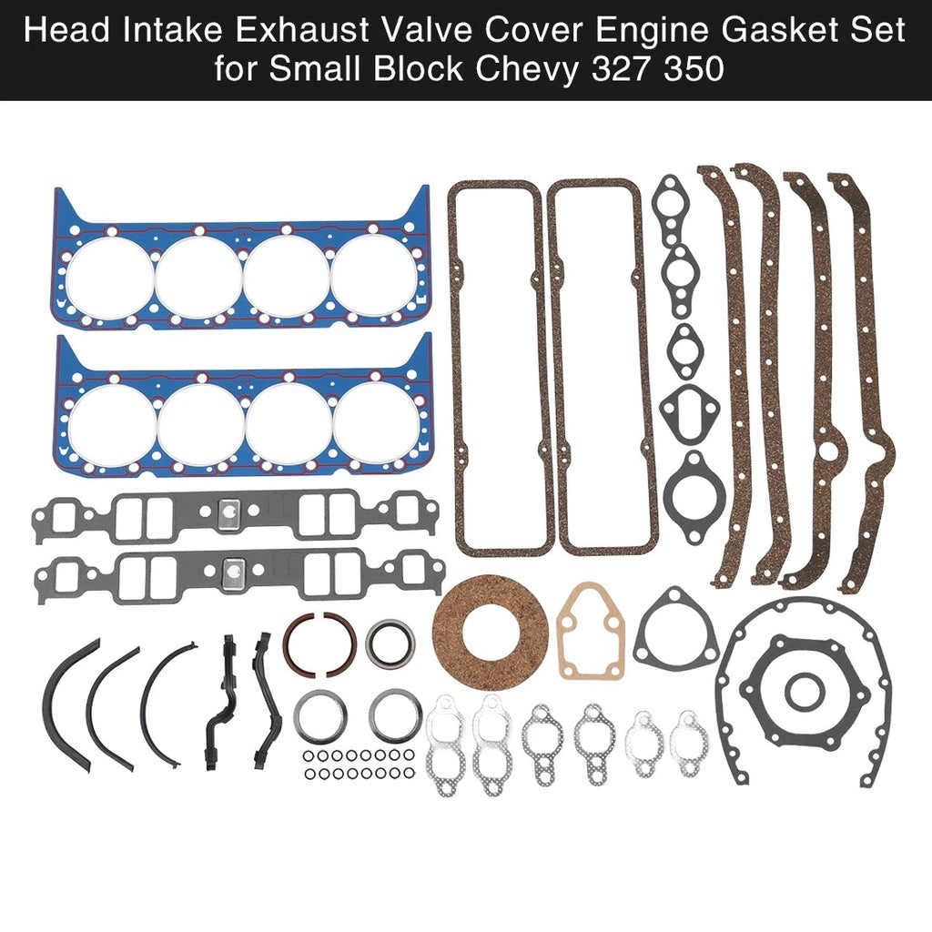 Engine Gasket for Chevy 327 350 Small Block V8 (1967–1995)