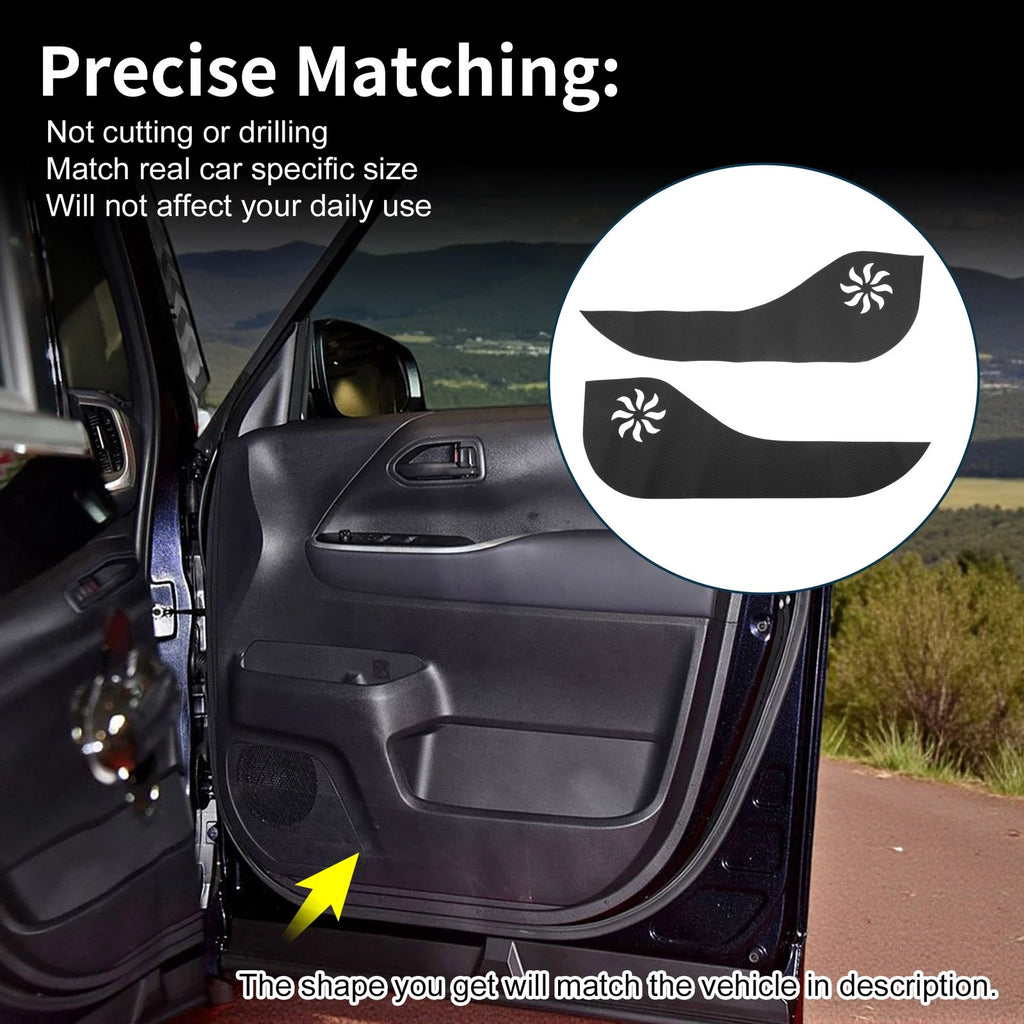 Leather Anti Kick Pad Sticker for Toyota Noah (80 Series) (ZWR80W ZRR80W)