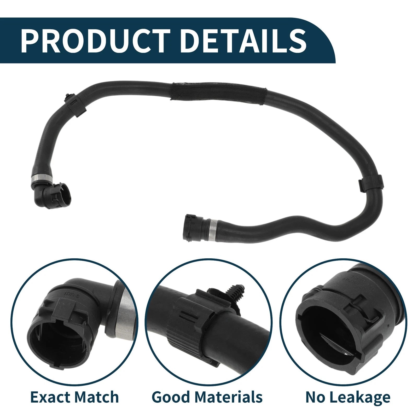 Radiator Hose for BMW X5 (2019–2022) No. 17129894780 Rubber