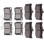 Set of 8 Front Rear Brake Pads for Lexus GS350 GS430 GS450h
