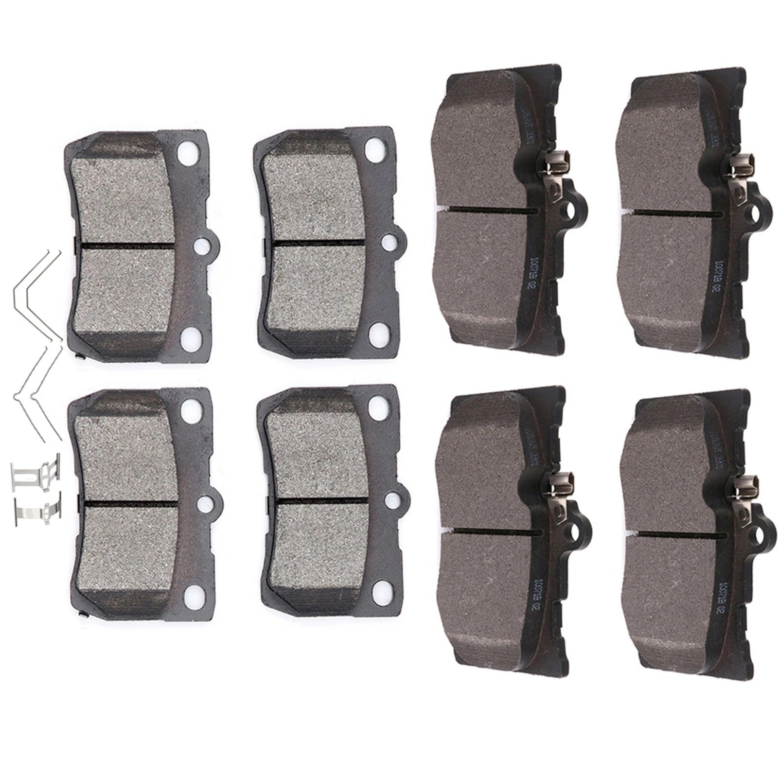 Set of 8 Front Rear Brake Pads for Lexus GS350 GS430 GS450h