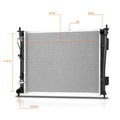 Aluminum Core Cooling Radiator for Kia Soul 1.6L (2010–2011) DPI-13135