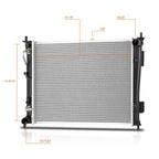 Aluminum Core Cooling Radiator for Kia Soul 1.6L (2010–2011) DPI-13135
