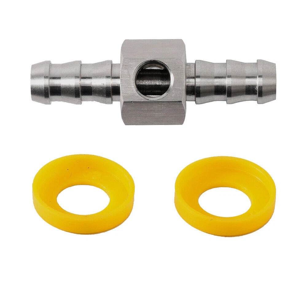 Fuel Pressure Gauge 0-140 PSI for In-Line Adapter 3/8 Inch