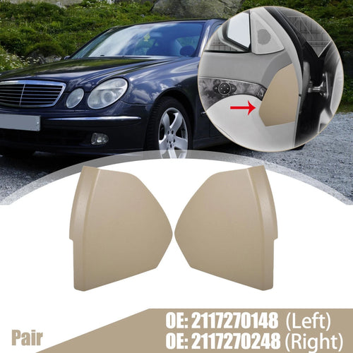 1 Pair Front Door Cover Trim for Mercedes Benz E-Class (2003–2009) 2117270148 2117270248