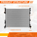 Full Aluminum Core Radiator for Benz GLE350 GLE450 GLS450 G550 (2020–2026) DPI-13803