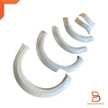 Wheel Arch Flares QX1 Pearl White for Nissan Navara D23 Ute ST ST-X (15-19)