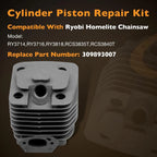 Cylinder Piston Repair Kit for Ryobi Homelite Chainsaw RY3714 RY3716 (309893007)
