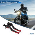 Adjustable Brake Clutch Levers for Honda CBR650R (2014–2022) Black Red