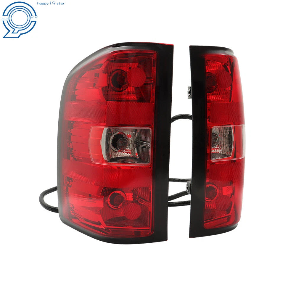 Pair Tail Lights for Chevy Silverado 1500 2500 HD (2007-2013)