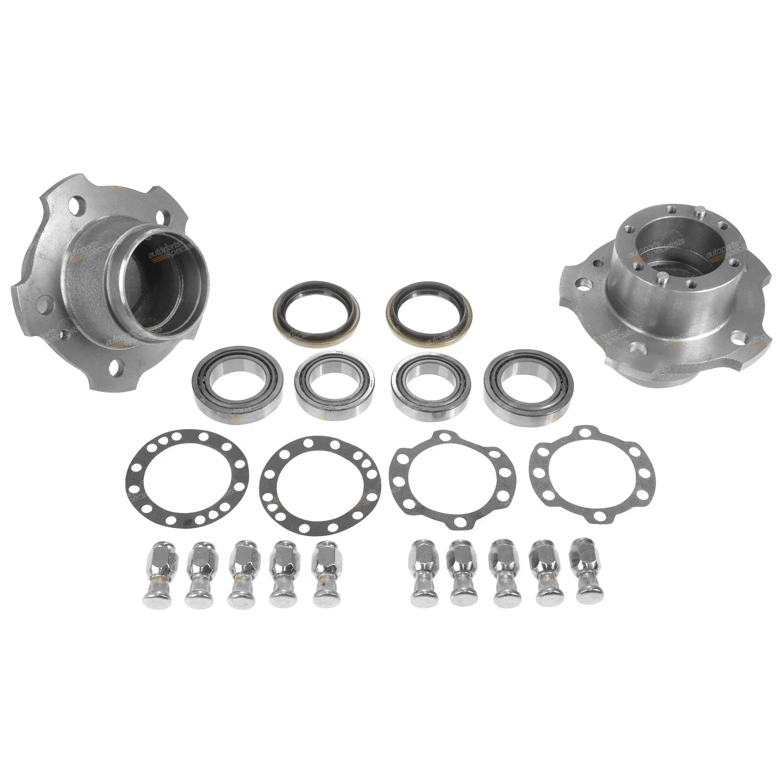 Rear Axle Hubs + Bearings for Toyota Landcruiser HDJ78R HDJ79R (2001–2006)