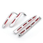 Set of 4 Chrome Fairing Trunk Trim for Honda Goldwing GL1800 (2001–2011)