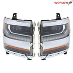 Set of 2 Headlights for Chevy Silverado 1500 (2016–2018) HID/Xenon LED DRL
