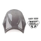 Windshield Deflector for Universal Motorcycle - Grey