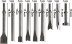 9PCS Air Hammer Bits Set for Pneumatic Tools