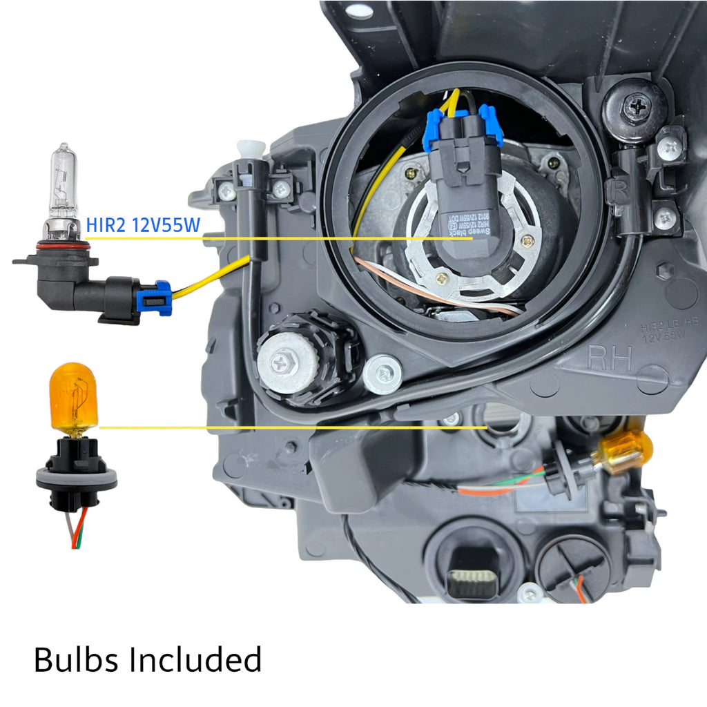 Passenger Halogen Headlight for Cadillac ATS (2013–2018) RH (w/BULB)