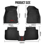 All Weather Floor Mats Liners TPE for Subaru Crosstrek (2024)