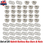 Set of 26 Stainless Hybrid Battery Bus Bars & Nuts for Toyota Prius (2004–2015)