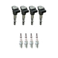 Set of 4 NGK Ignition Coils & Iridium Spark Plugs for A4 Quattro Golf Jetta (1996–2006)