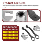Set of 2 Rear Tire Pivot w/ Tire Adjuster Arm for Honda (42930-VG3-B01, 42940-VG3-B01)