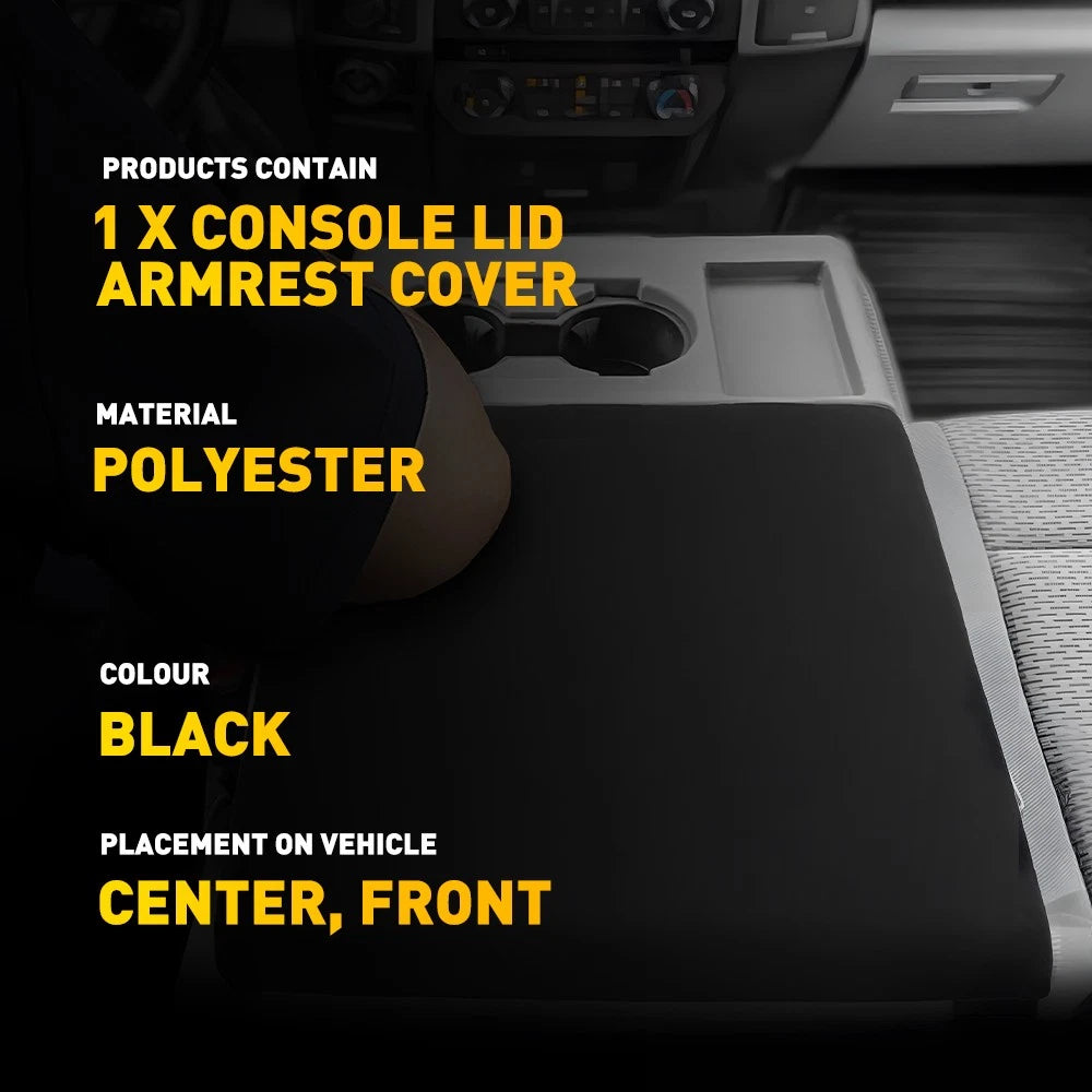 Replacement Console Lid Armrest Cover for Ford F250 F450 Super Duty (2011–2016)