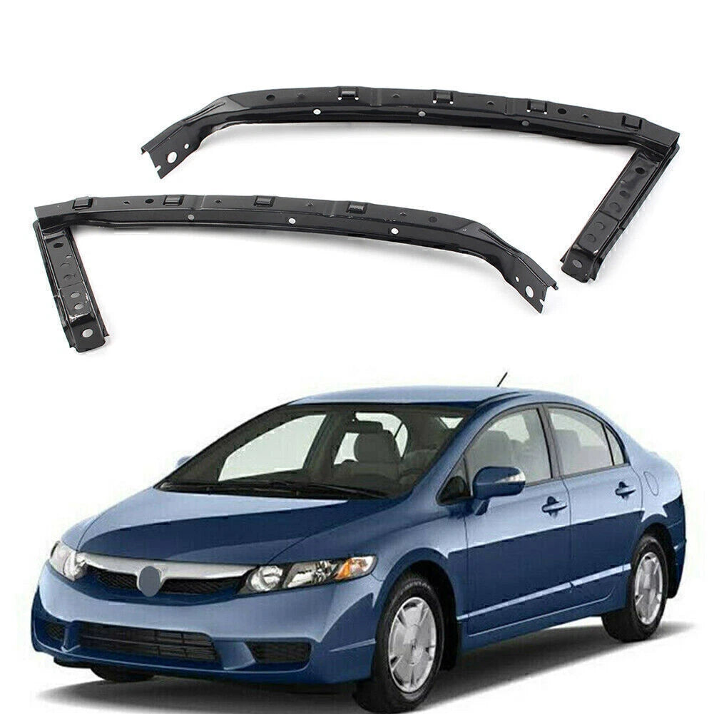 1 Pair Headlight Bumper Bracket Mount for Honda Civic Sedan (2006–2011)