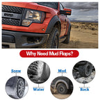 Set of 4 Splash Guards Mud Flaps for Ford Super Duty (1999–2010)