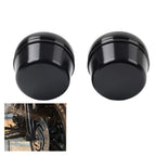 Front Axle Cap Nut Covers for Harley Touring Road King Electra Glide (2000–2007)