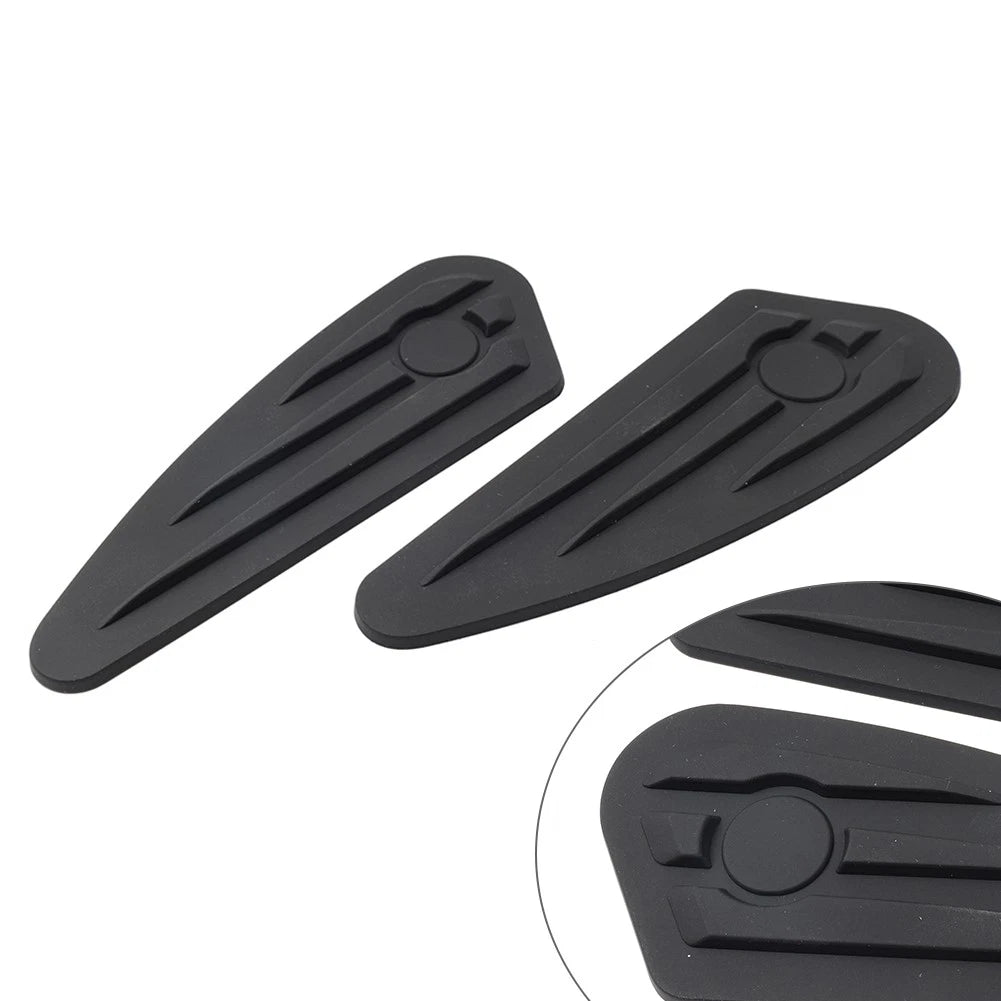 2X Motorcycle Decals Tank Traction Pad Fuel Gas Knee Protection