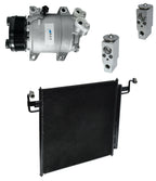 AC Compressor Kit With Condenser Replacement for Infiniti QX56 (2008-2010)