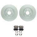 Set of 4 Bosch QuietCast Rear Rotors & Akebono EURO Ceramic Pads for Q5 S4 S5 (2018–2023)
