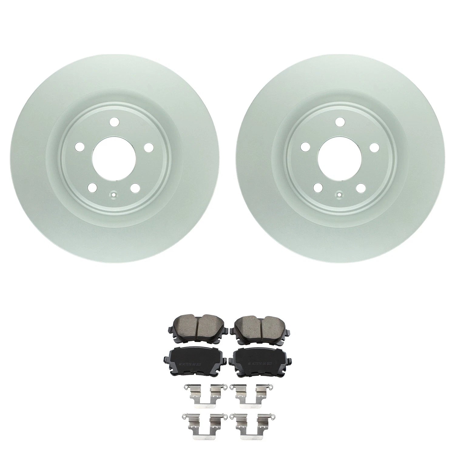 Set of 4 Bosch QuietCast Rear Rotors & Akebono EURO Ceramic Pads for Q5 S4 S5 (2018–2023)