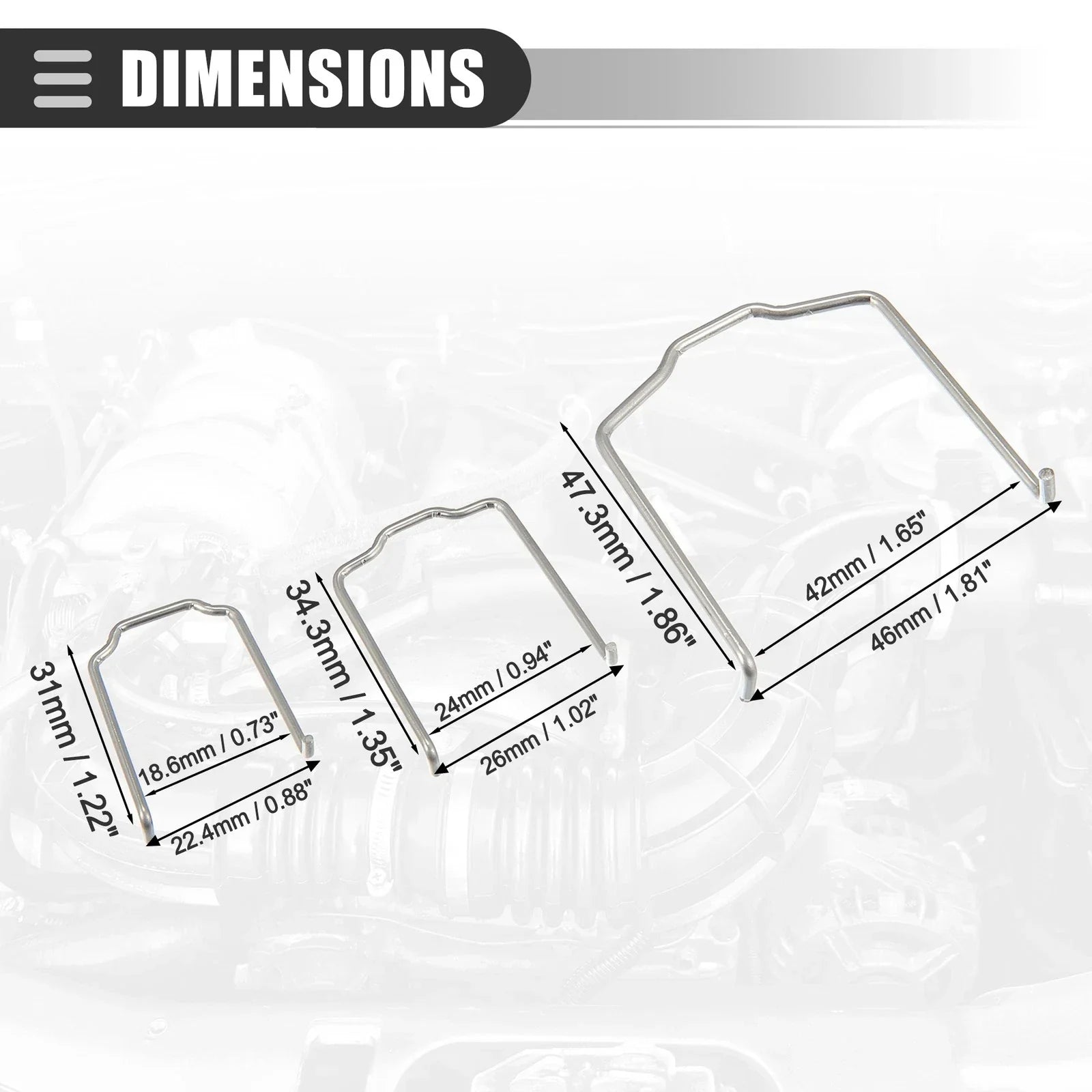 1 Set Radiator Hose Clip for BMW E39 E38 E60 E90