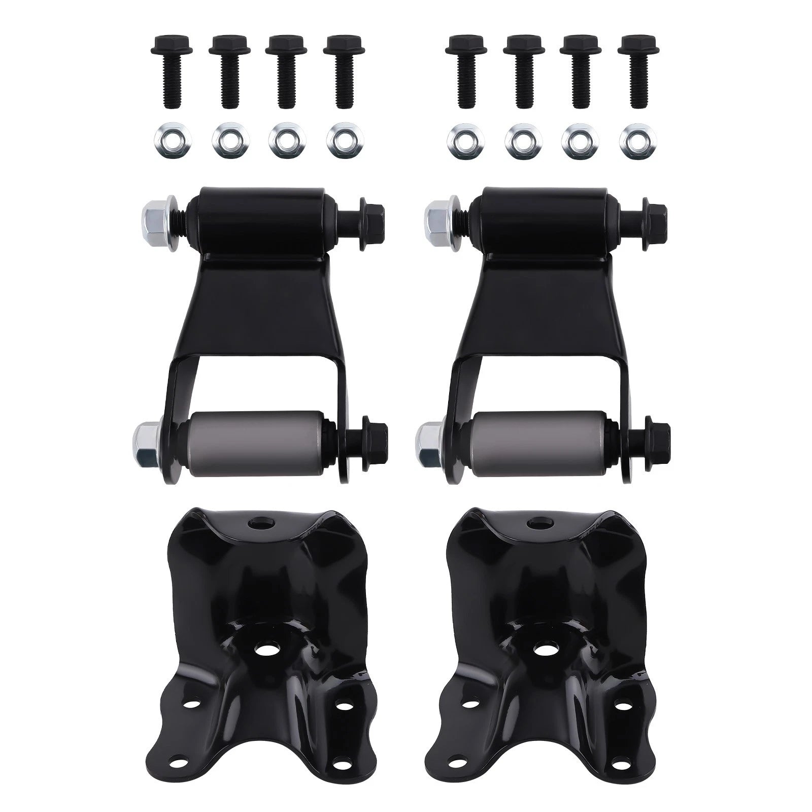 Set of 2 Heavy Duty Leaf Spring Shackles for F-Series F150/F250/Bronco (722101)