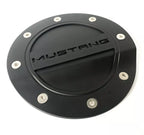 Matte Black Script Emblem Gas Fuel Door for 2015–2020 Ford Mustang