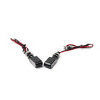 Mini Amber Motorcycle Turn Signal Blinker Lights Universal