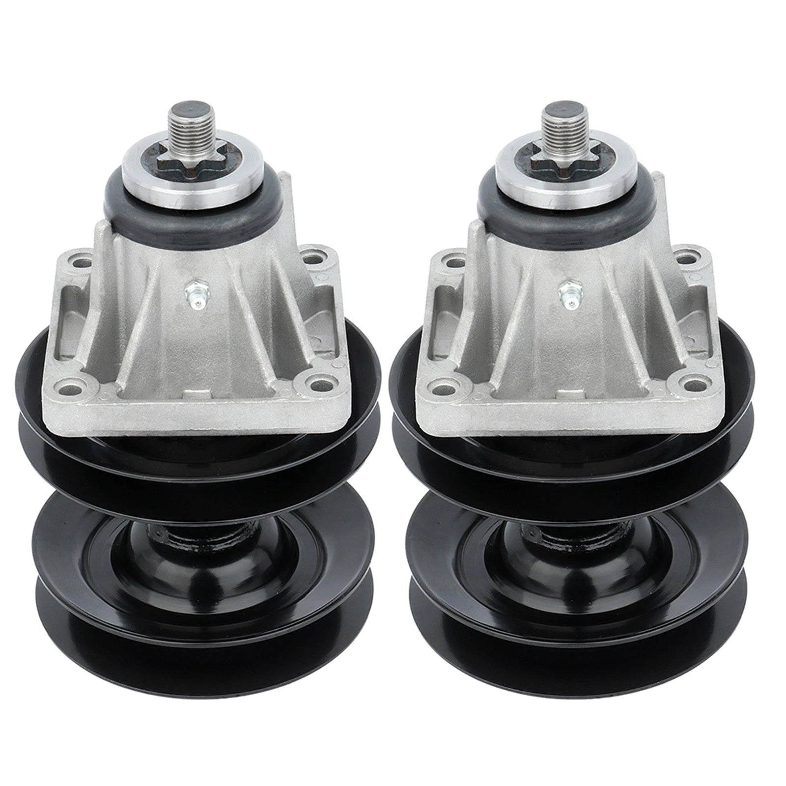 2 Spindle Double Pulley for MTD Troy Bilt 46" Deck 618-0593 618-0595 915-0595