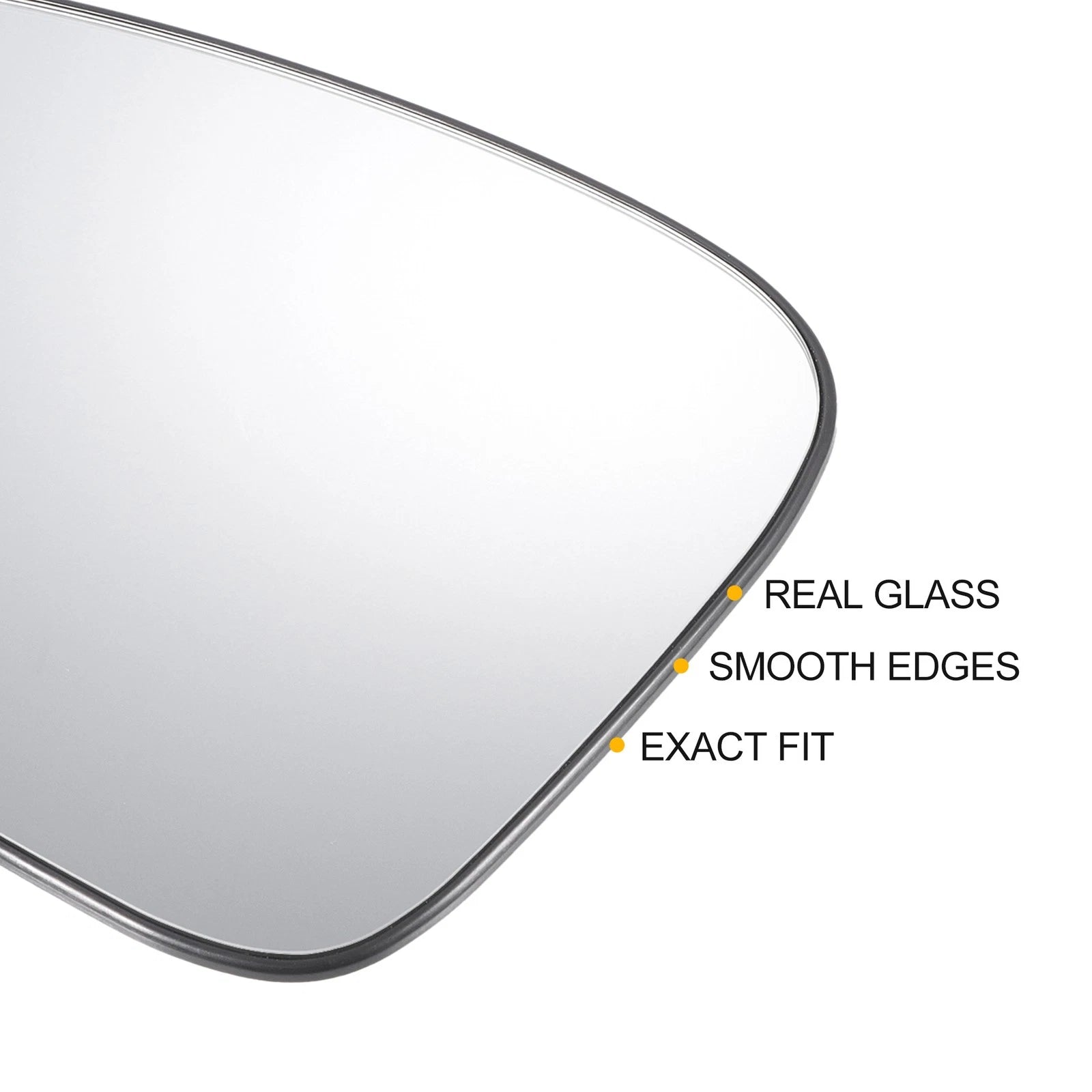 Left Side Heated White Mirror Glass for Honda Accord (2018–2022)
