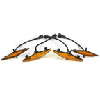 Set of 4 Amber LED Front Grille Lights for Toyota 4Runner (2014–2023)