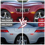 4X LED Front Rear Side Marker Lights for Chevy Camaro SS LT ZL1 LS (2010–2015)
