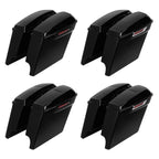 5" Stretched Hard Saddlebags for Harley Touring Road King Glide (1993–2013)