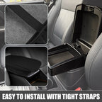 Car Center Console Armrest Cover for Dodge Durango (2011-2020) Black