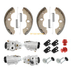 Front Brake Wheel Cylinders & Shoes Kit for Honda Rancher 350 TRX350 (2000–2003)