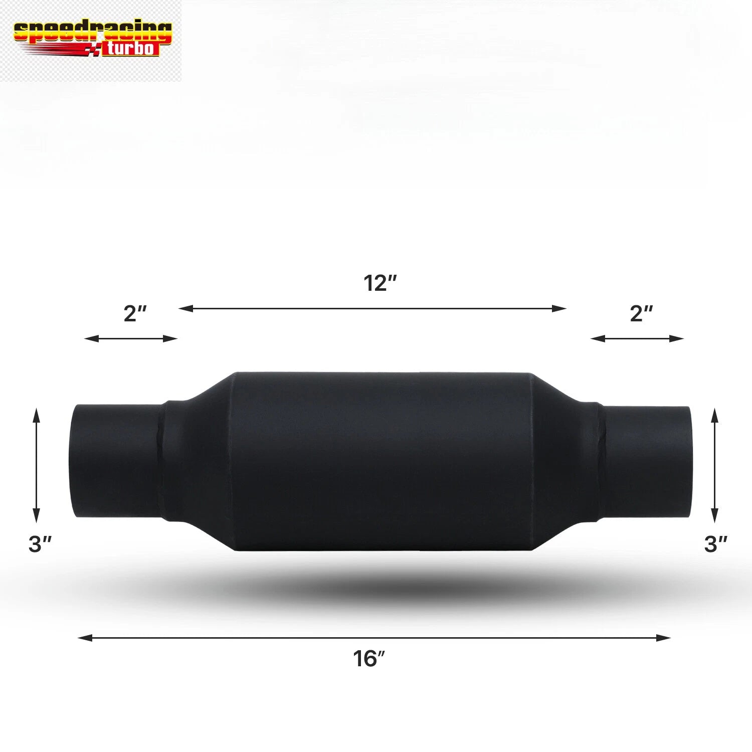 Exhaust Muffler Clamp for EPA 16" Stainless Steel (3" Inlet/Outlet)