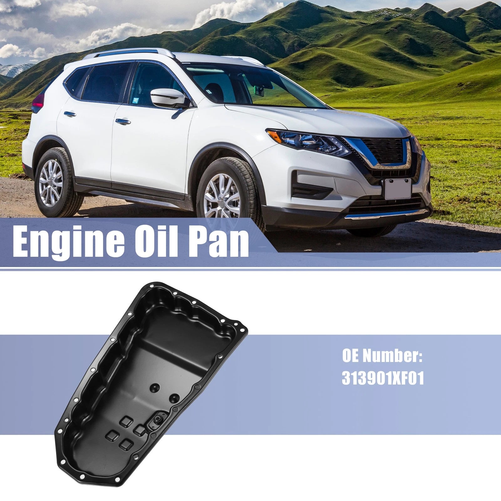 Oil Pan for Nissan Juke (2011–2014) No. 313901XF01