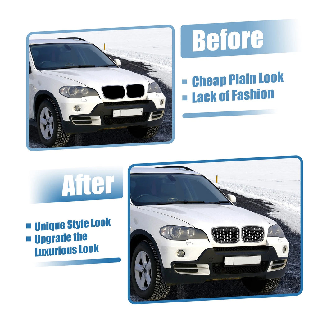 Front Hood Bumper Grille for BMW X5 X6 (2007–2013) No. 51137157687/51137157688