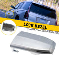 Chrome Front Door Handle Lock Cylinder Cover for Cadillac Escalade (2015–2019)