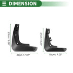 Set of 4 Mud Flaps Splash Guards for Lexus ES (2007–2011)