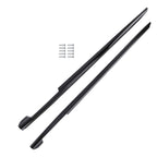 Black ABS Side Skirt Extension for BMW G20 G28 330i M340i (2019–2024)